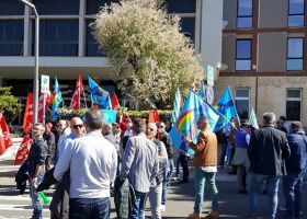 Manifestazione sanità Sulcis