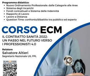 Corso ECM - Il Contratto Sanità 2022: un passo nel futuro verso i professionisti 4.0