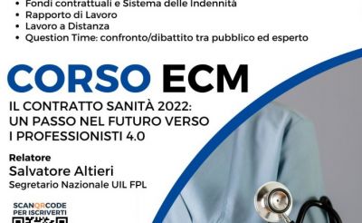 Corso ECM - Il Contratto Sanità 2022: un passo nel futuro verso i professionisti 4.0