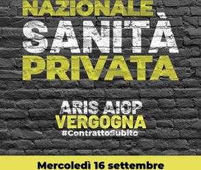 Sciopero Nazionale Sanità Privata - 16/09/2020