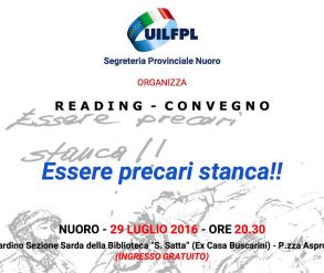 Nuoro: Reading - Convegno 